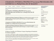 Tablet Screenshot of conferencia.ifbaiano.edu.br
